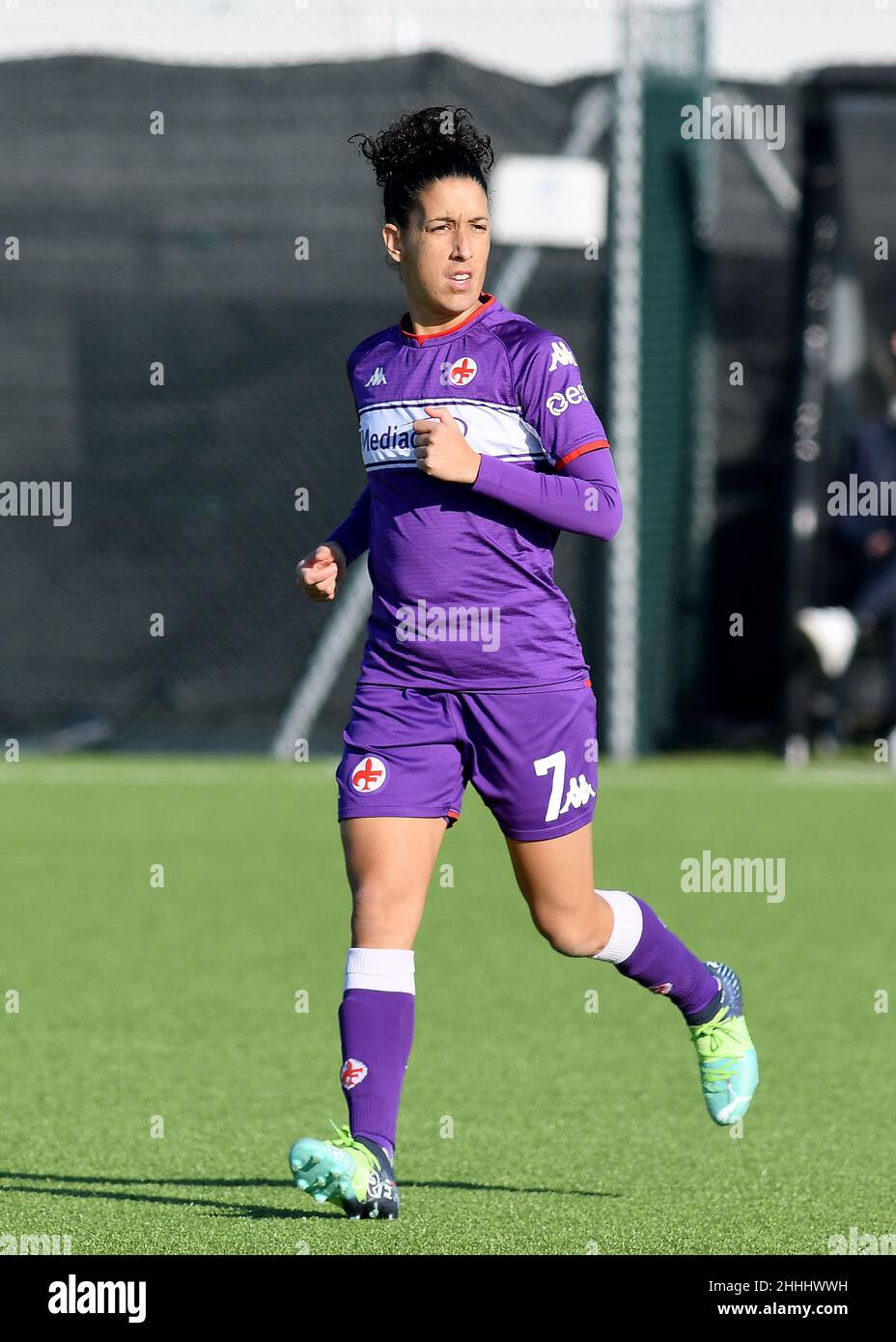 Teresa Claudia Pires Neto (ACF Fiorentina Femminile) during AC Milan vs ACF  Fiorentina femminile, Italian f - Photo .LiveMedia/Francesco Scaccianoce  Stock Photo - Alamy
