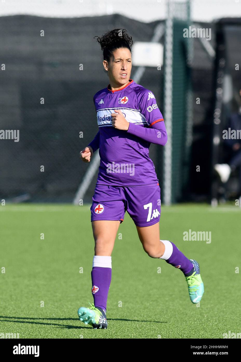 Federica Cafferata of ACF Fiorentina Women in action during the 2021/2022  Serie A Women's Championship match between Juventus FC and ACF Fiorentina  Wo Stock Photo - Alamy