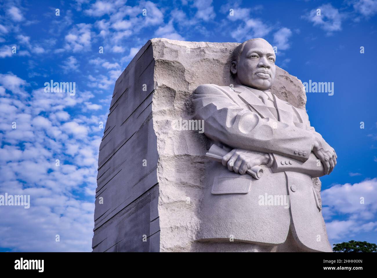 Washington DC, USA - October 15, 2021: The Martin Luther King Jr. Memorial on the National Mall in Washington DC. Stock Photo