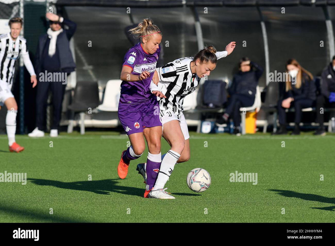 Agnese Bonfantini (Roma) and Stephanie Breitner (Fiorentina Femminile)  during ACF Fiorentina