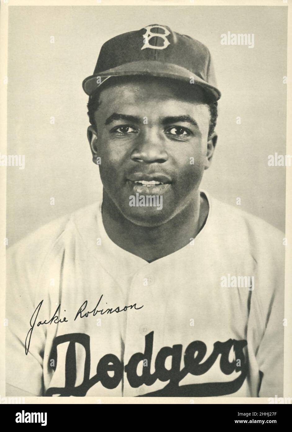 1949 Brooklyn Dodgers Team Photo w Satin Uniforms - Jackie Robinson -  Mounted