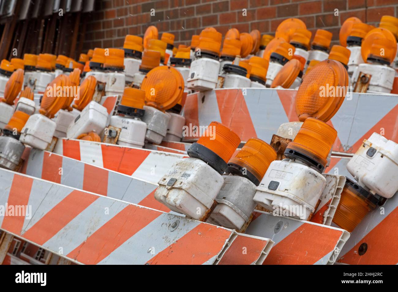 Madison Heights, Michigan Barriers for a highway construction project
