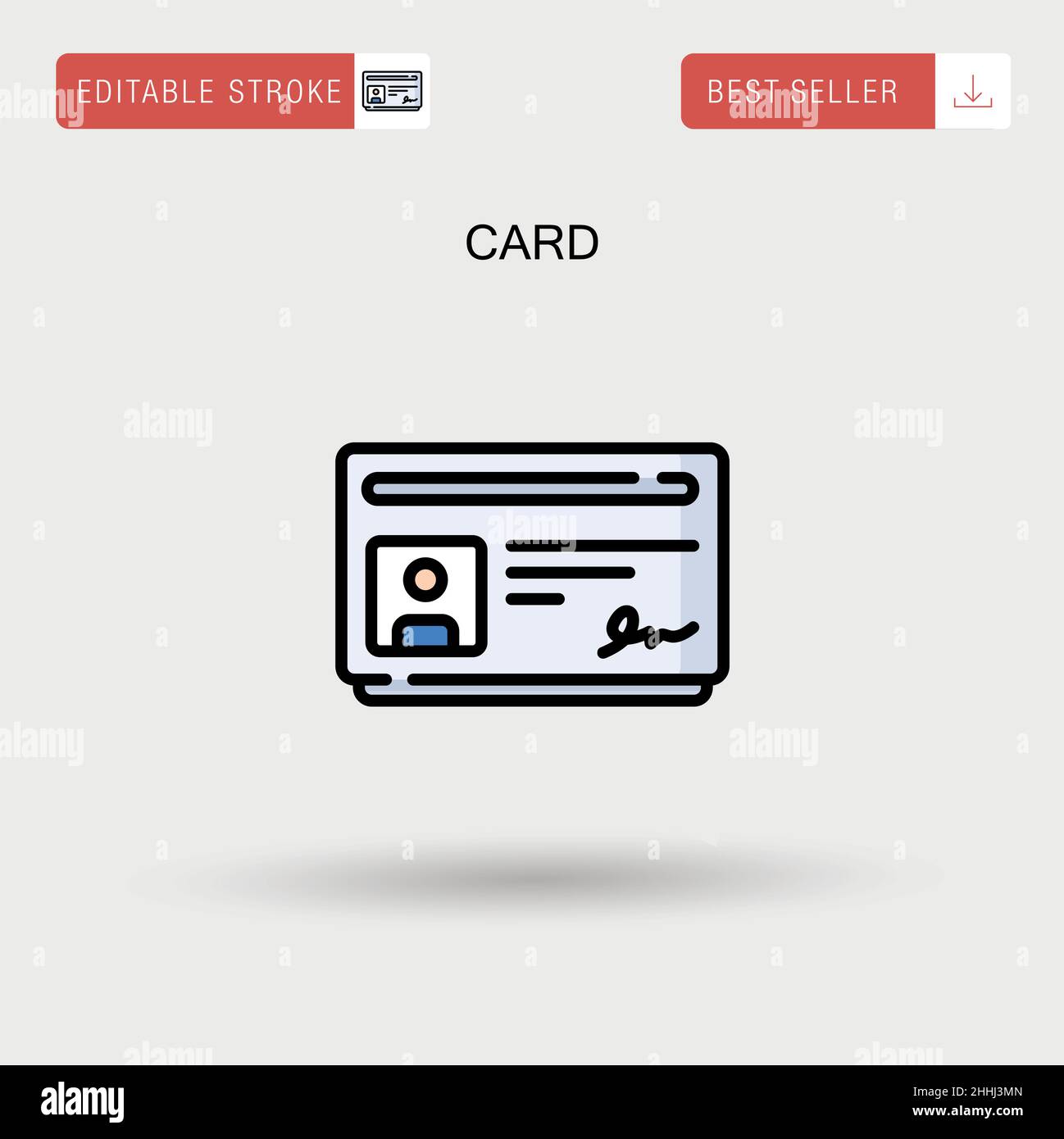 Card Simple vector icon Stock Vector Image & Art - Alamy