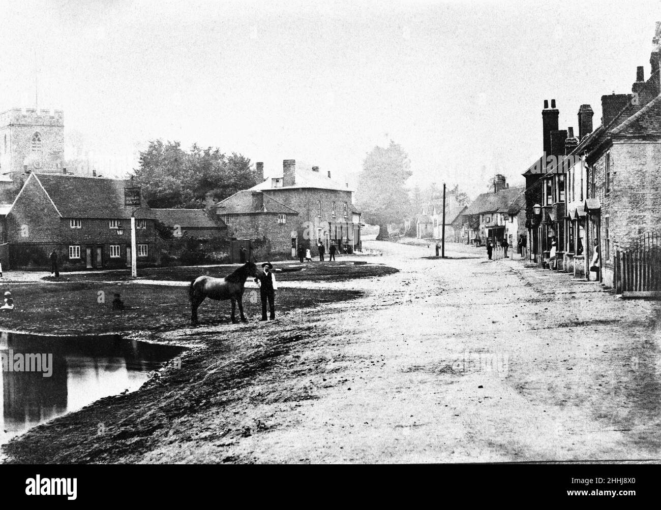 Chalfont St. Giles Village Green Circa 1890 Stock Photo Alamy
