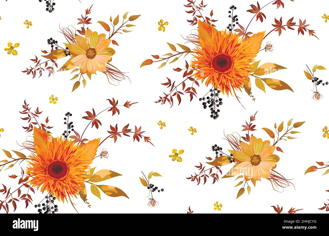 Cute colorful leaves Stock Vector Images Alamy