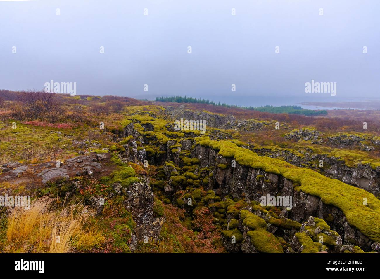 Im Land der Feen und Elfen Island das verborgene Volk - In the land of fairies and elves Iceland the hidden people Stock Photo