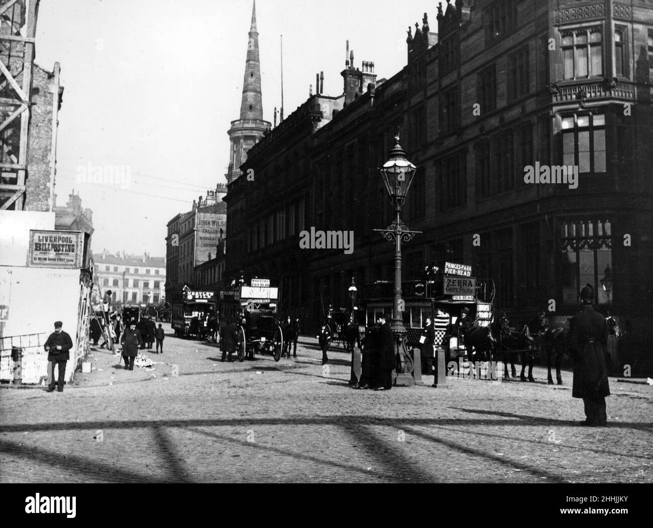 James Street, Liverpool. Circa 1900 Stock Photo Alamy