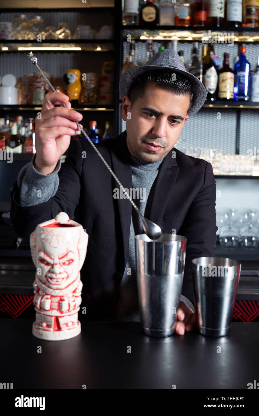 Tiki cocktail making hires stock photography and images Alamy