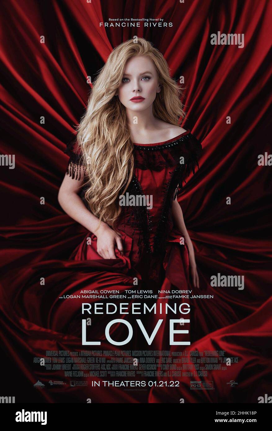 REDEEMING LOVE, US poster, Abigail Cowen, 2022. © Universal Pictures