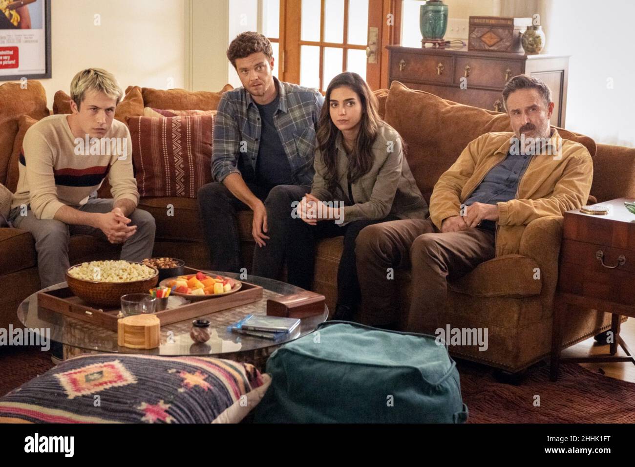 SCREAM, (aka SCREAM 5), from left: Dylan Minnette, Jack Quaid, Melissa