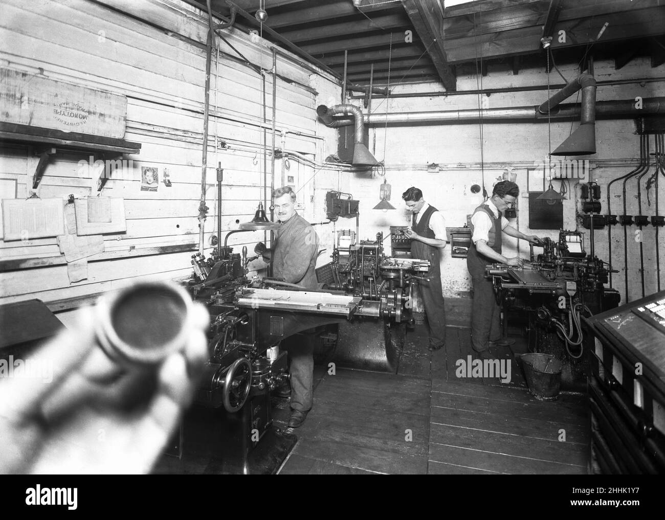 King and Hutchings printers, Uxbridge circa 1932 Stock Photo Alamy