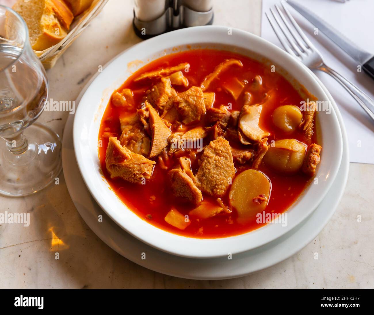 Cod Tripe Stew Kitchen with french country style hi-res stock photography and images ...