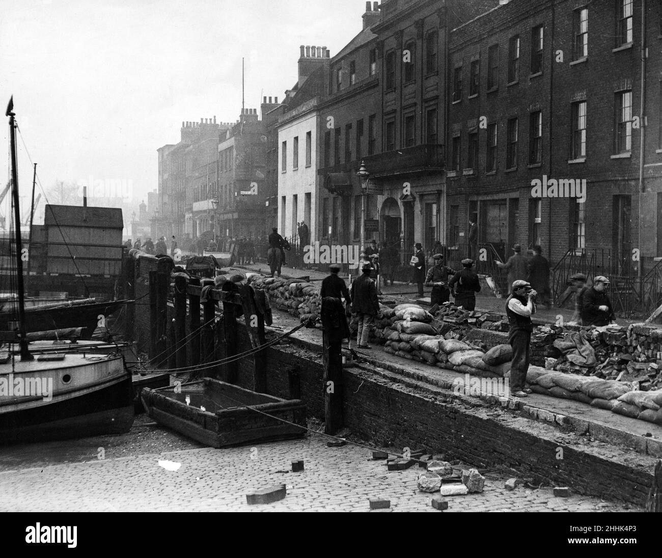 The most destructive London floods within living memory have taken place in districts along the