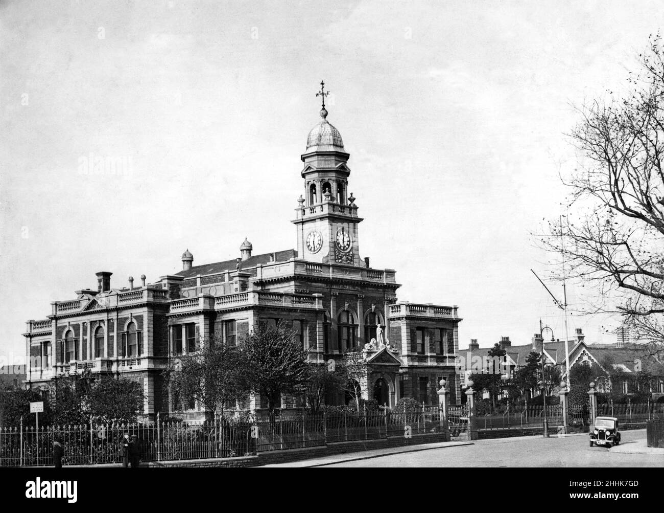 Llanelli Town Hall. Circa 1935 Stock Photo Alamy