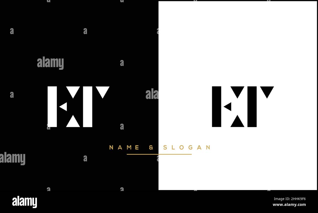 ET, TE Abstract Letters Logo monogram Stock Vector