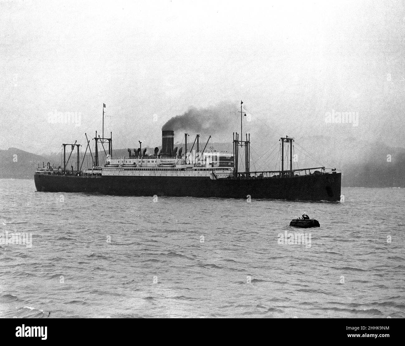 The steamship SS President Roosevelt. 1st February 1926. Stock Photo