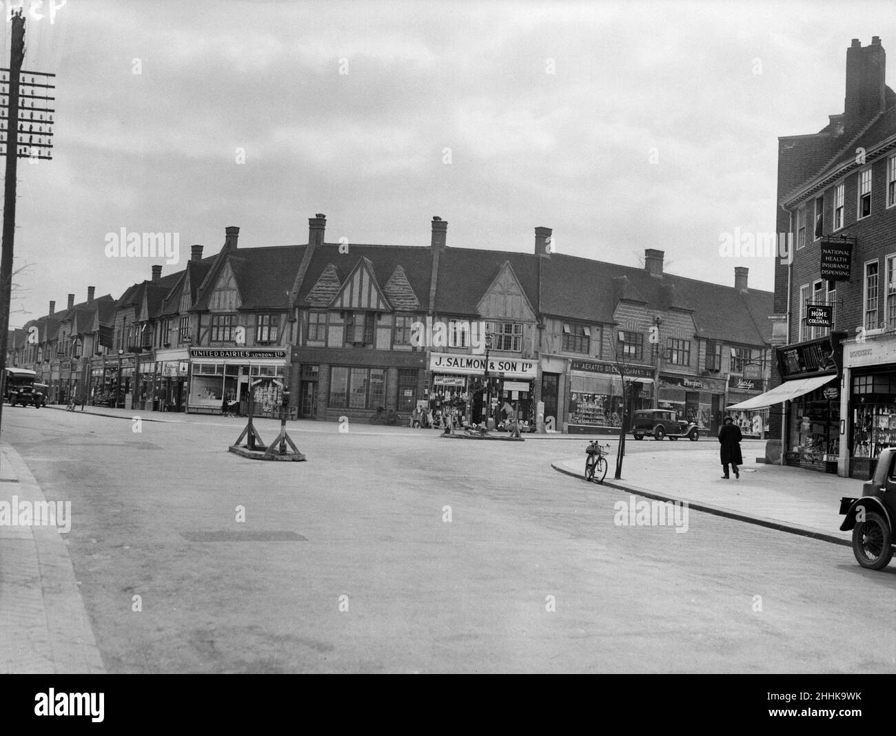 Ruislip High Street 3rd May 1935 Stock Photo