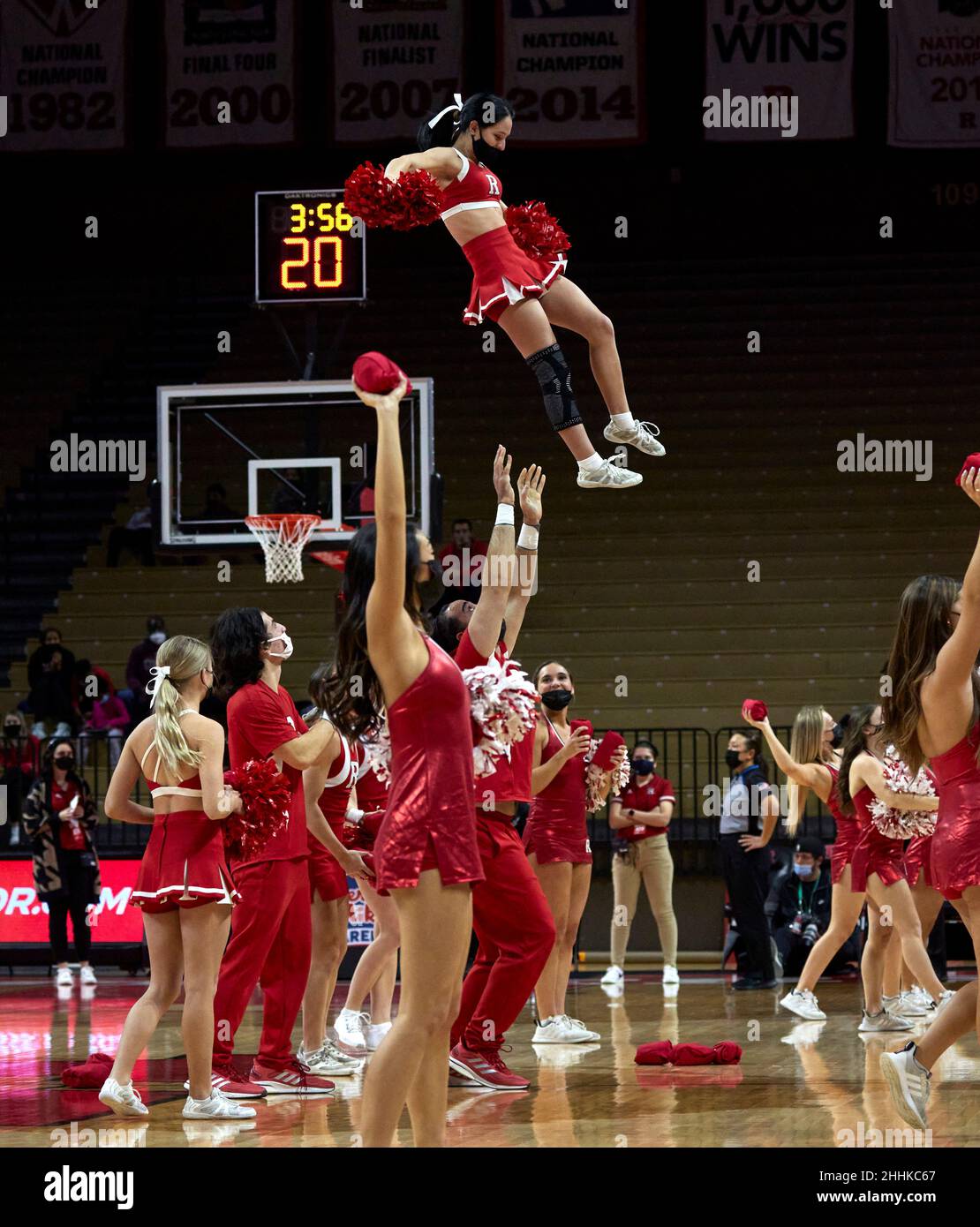 Piscataway, New Jersey, USA. 24th Jan, 2022. Rutgers Scarlet Knights