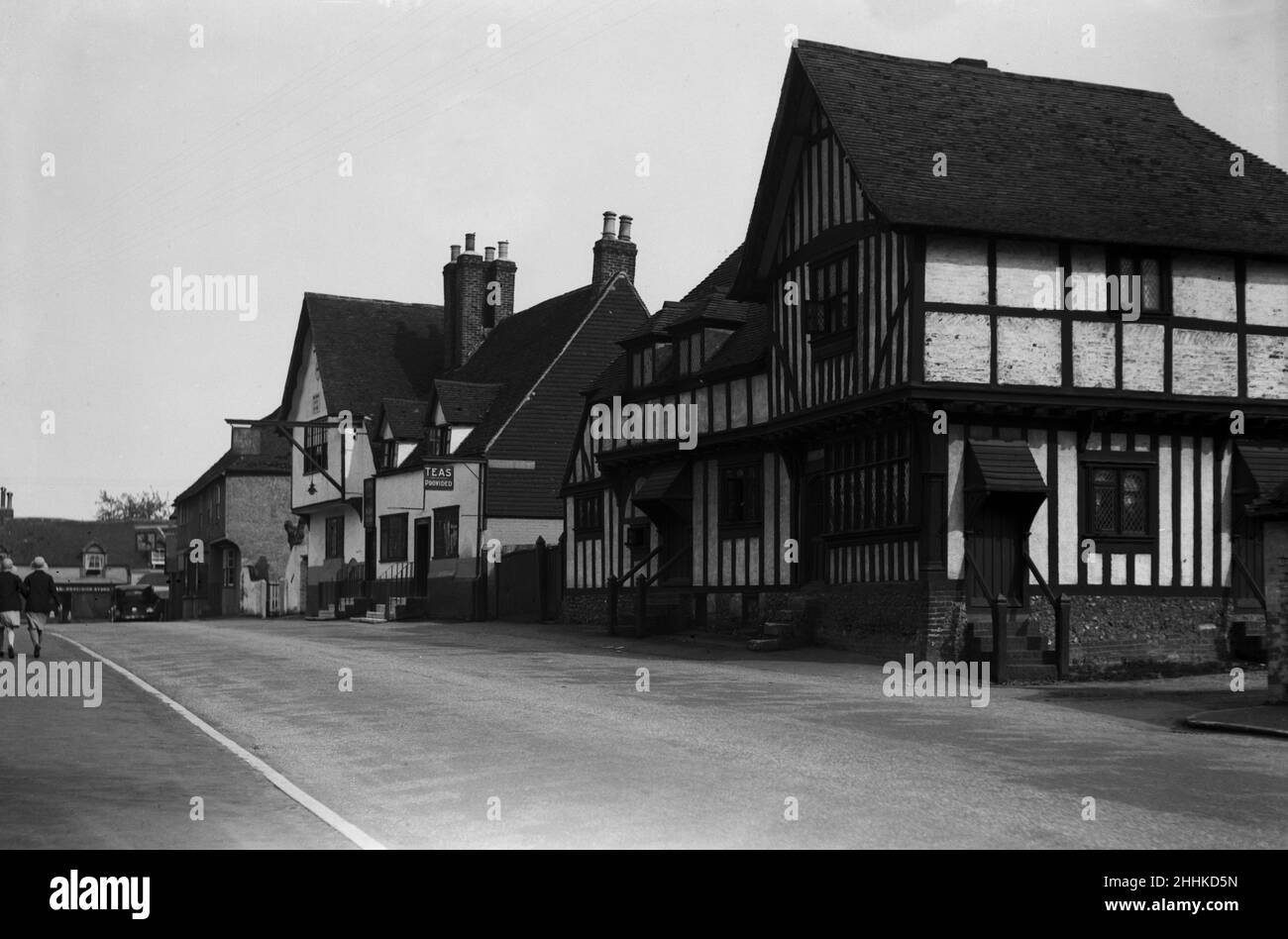 Wingham village, Kent. 1932 Stock Photo Alamy