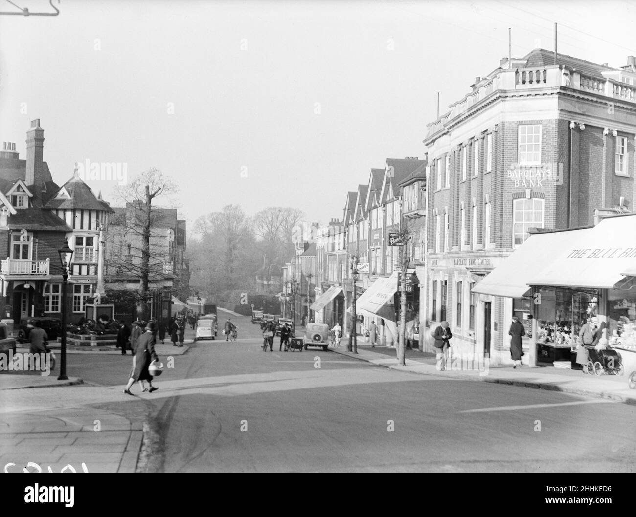 Northwood from railway bridge 1935 Stock Photo Alamy