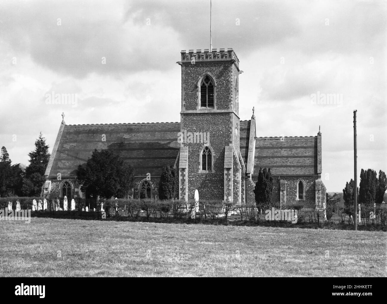St. Margaret's Church, Iver Heath, Buckinghamshire, 70th anniversary celebrations 8th April 1932 Stock Photo