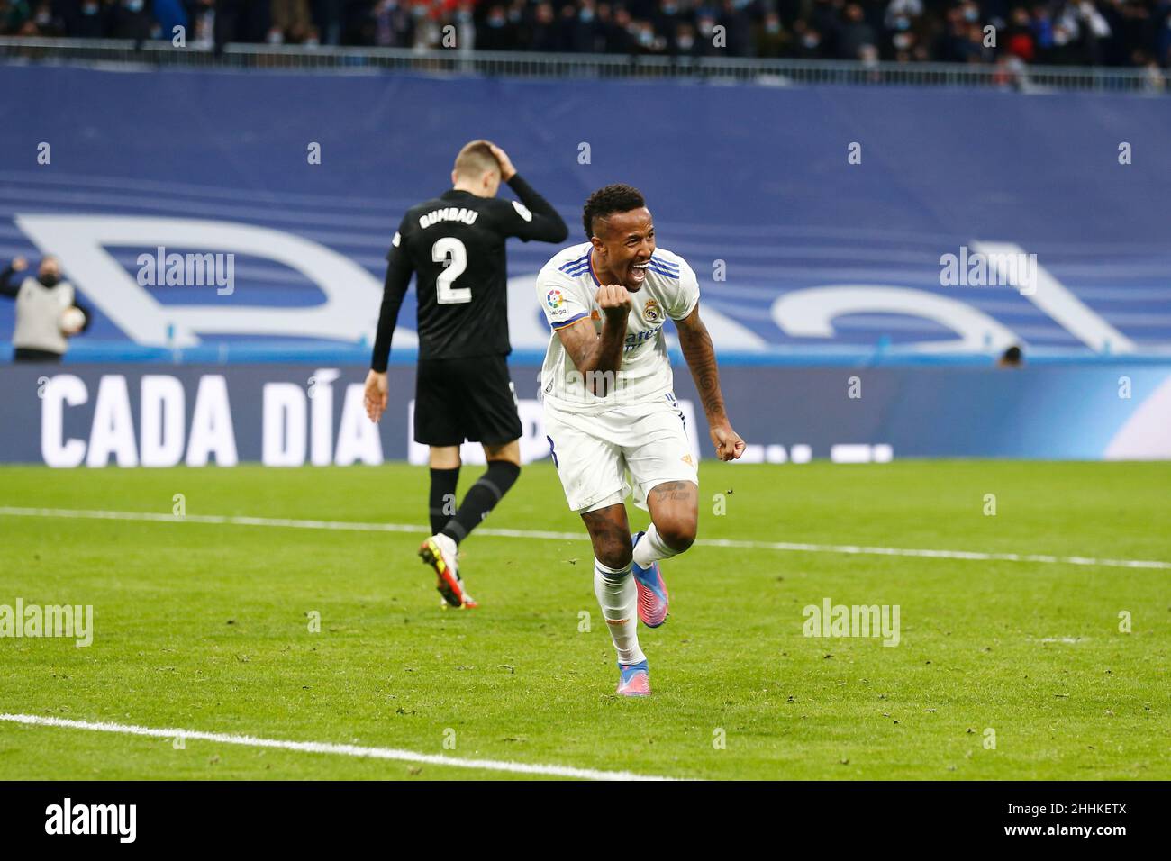 Madrid, Spain. 23rd Jan, 2022. Eder Militao (Real) Football/Soccer ...