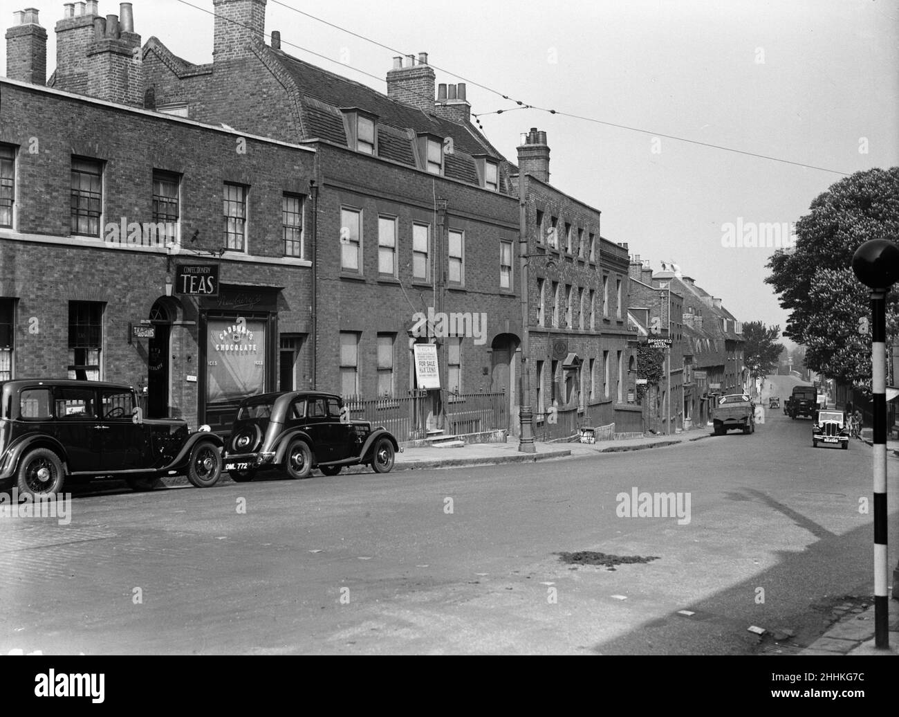 Uxbridge High Street, opposite Harefield Road 1936 Stock Photo Alamy