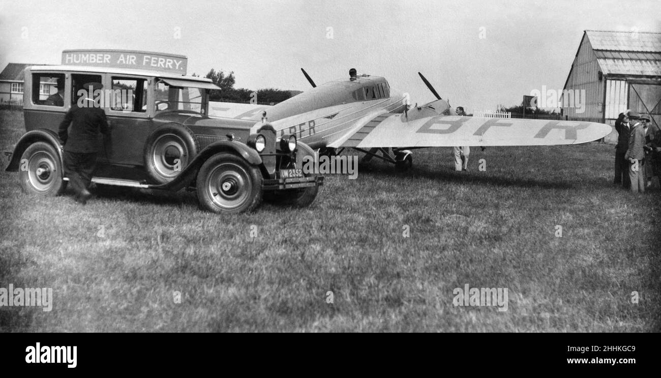 The Blackburn Segrave of the Humber Air Ferry service between Hull and