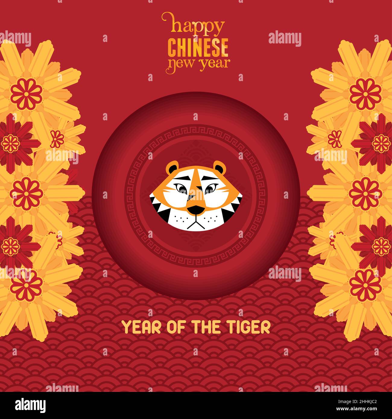 chinese new year floral design