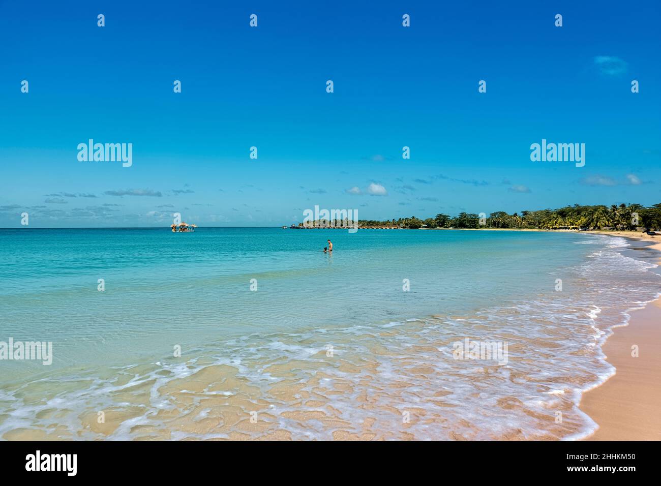 Beautiful Pic Nic Beach on Big Corn Island, Nicaragua Stock Photo Alamy