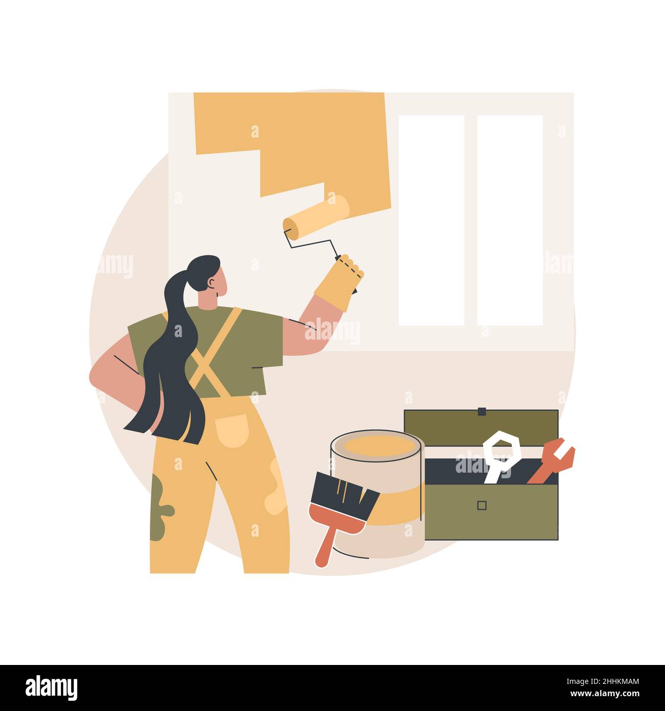 DIY repair abstract concept vector illustration. Do it yourself service