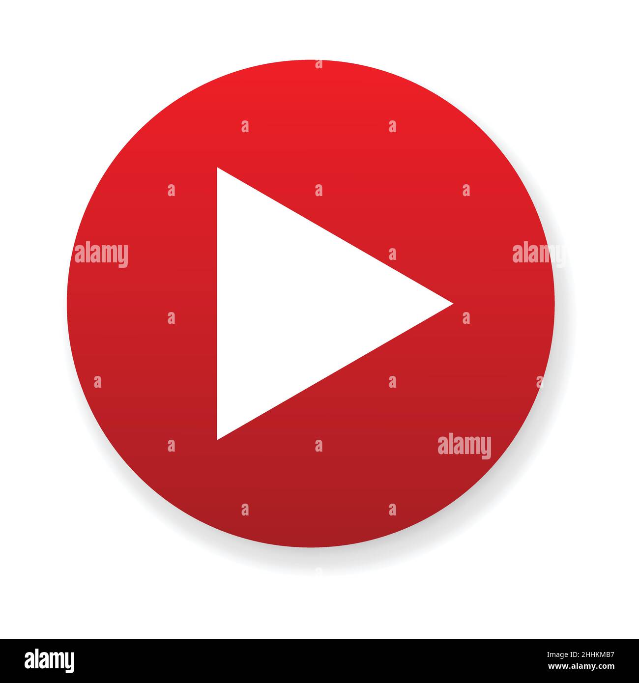 Video play button icon vector for graphic design, logo, web site ...