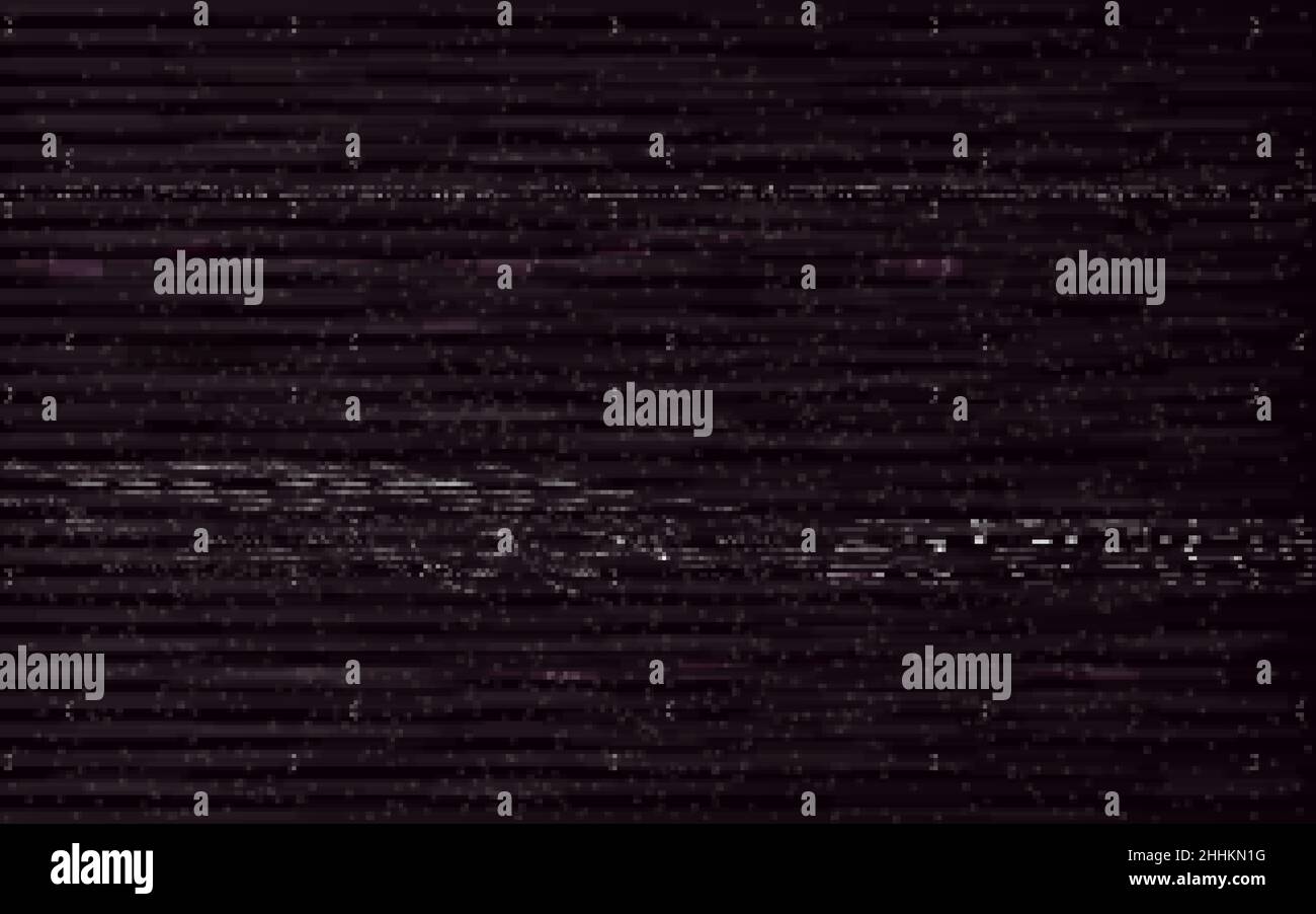 Glitch VHS background. Video signal error visualization. Retro tape noise.  Old television overlay effect. Vintage damaged camera. Vector Stock Vector  Image & Art - Alamy