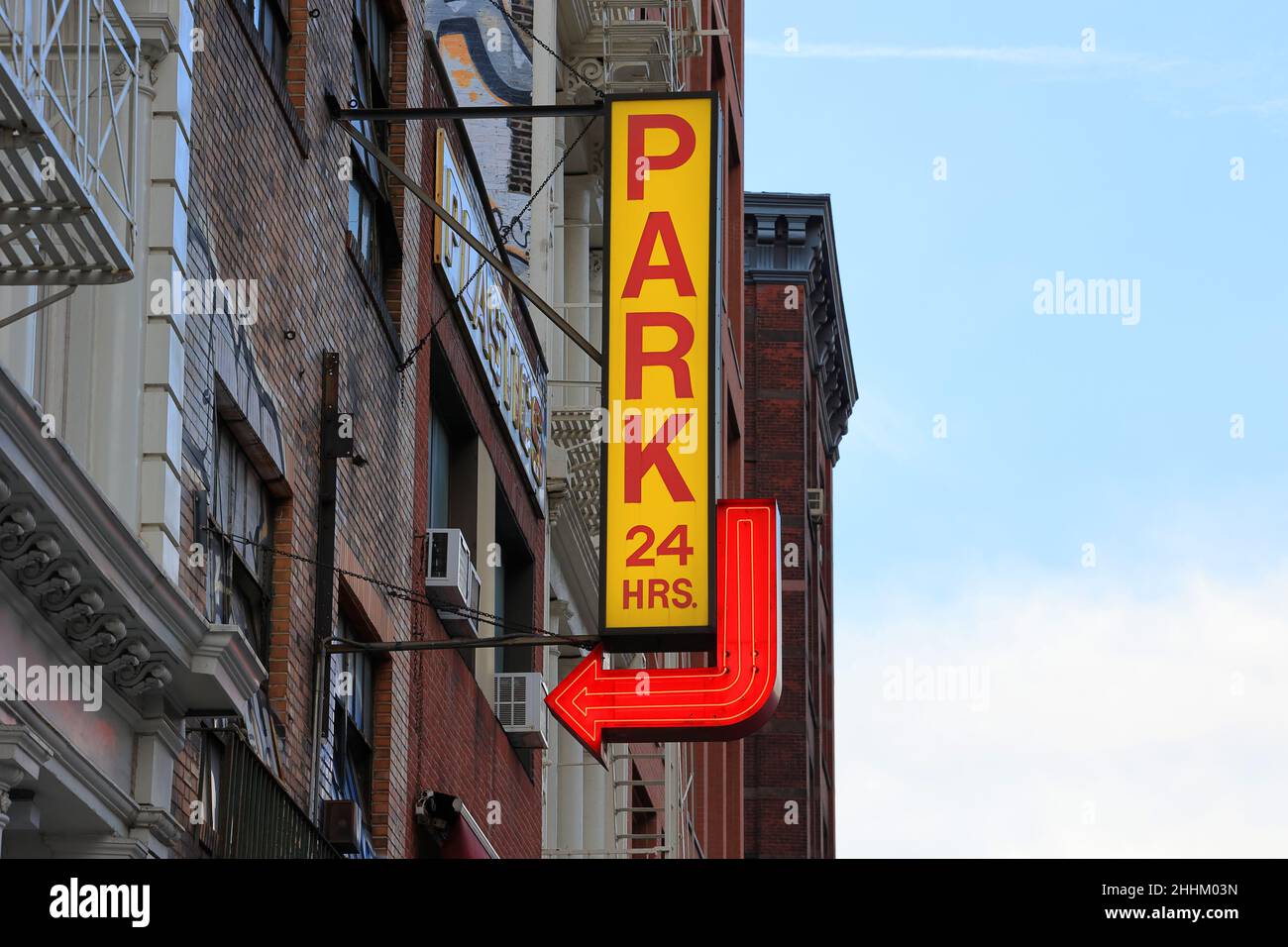 parking garage signs