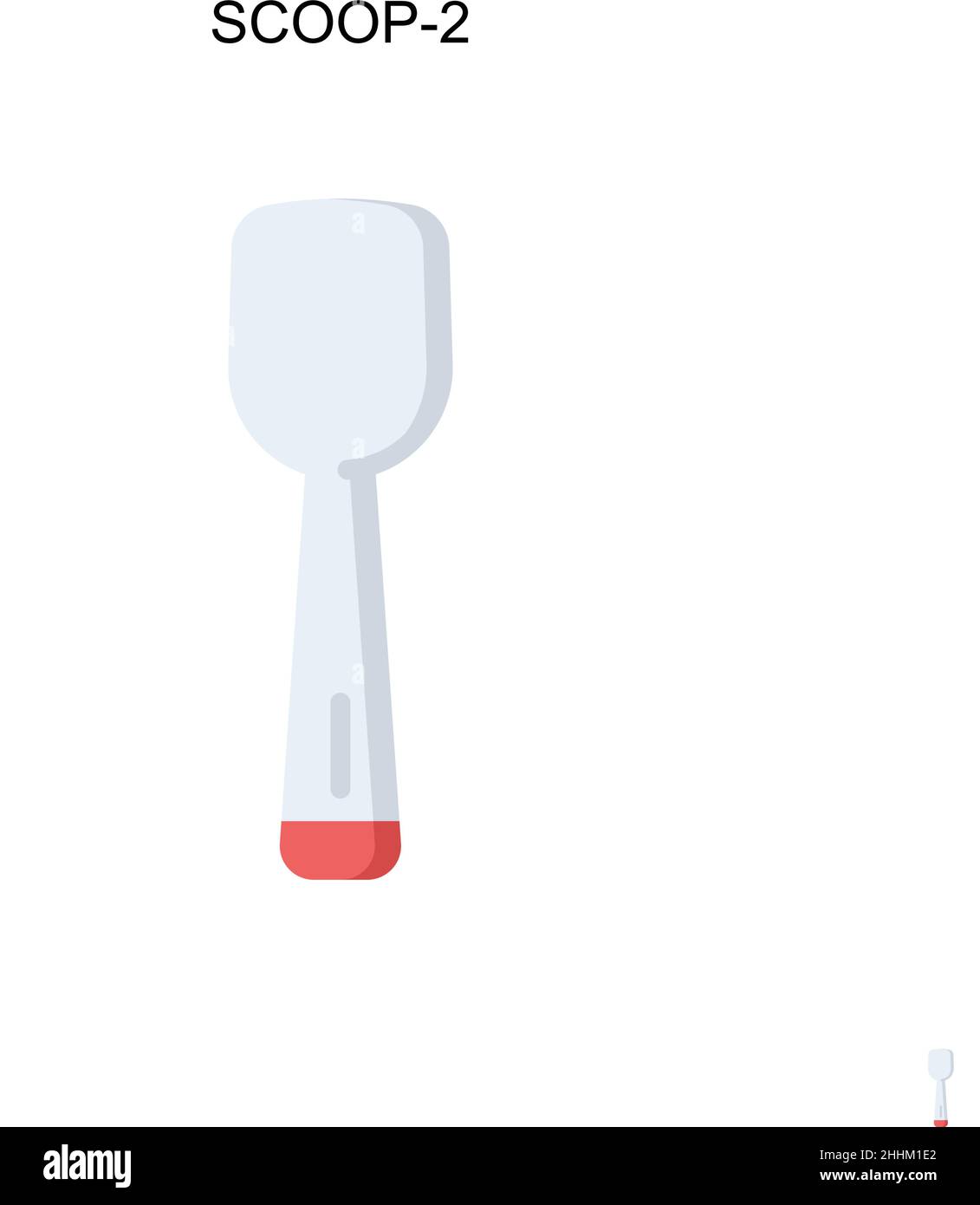 Scoop2 Simple vector icon.Perfect color modern pictogram on editable