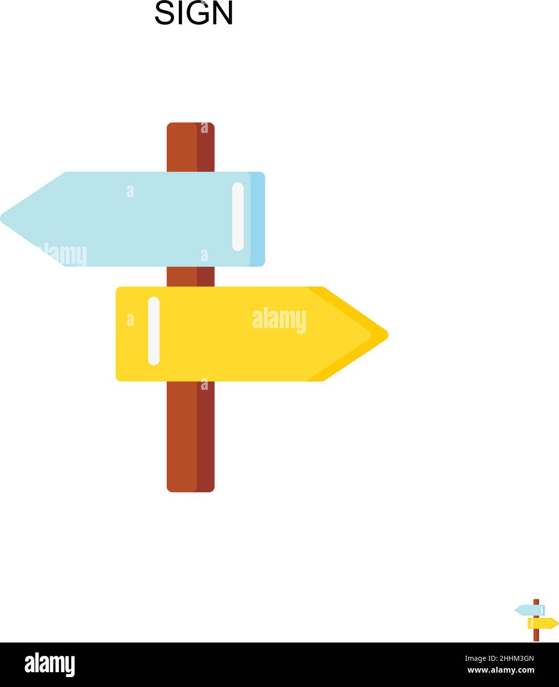 Sign Simple vector icon.Perfect color modern pictogram on editable ...