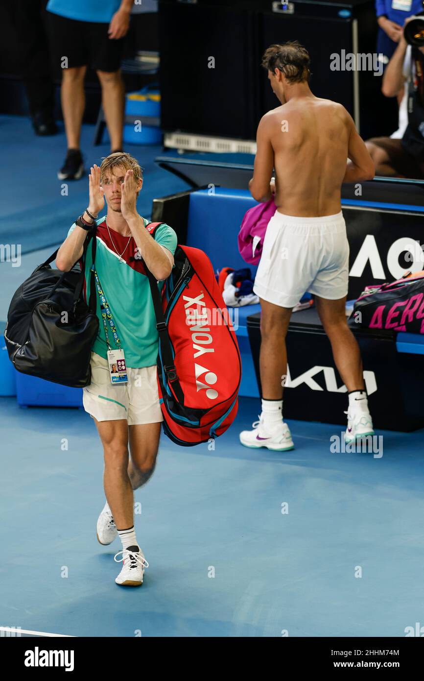 Denis shapovalov australian open hi-res stock photography and images