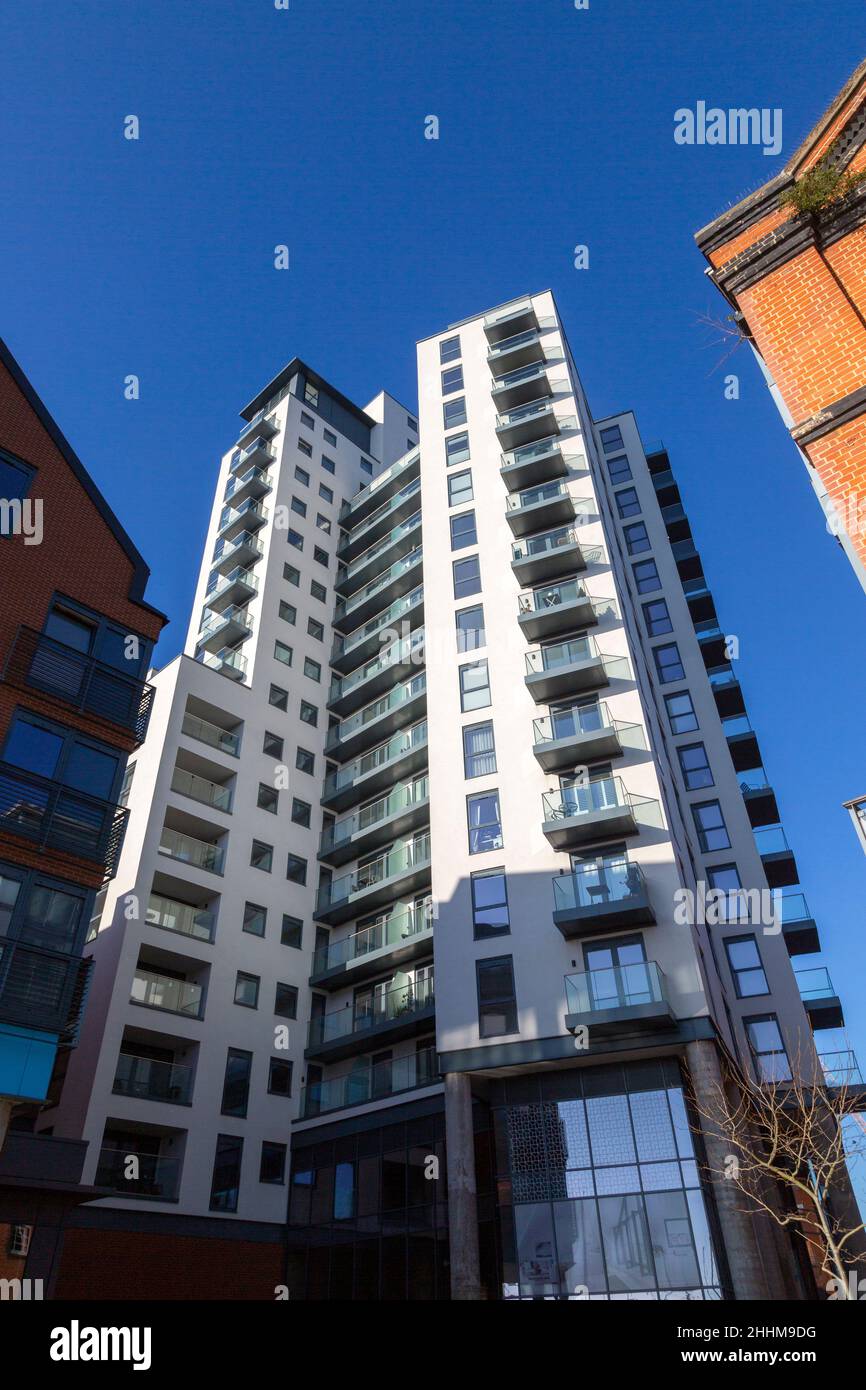 The Wine Rack modern high rise housing development on the waterfront
