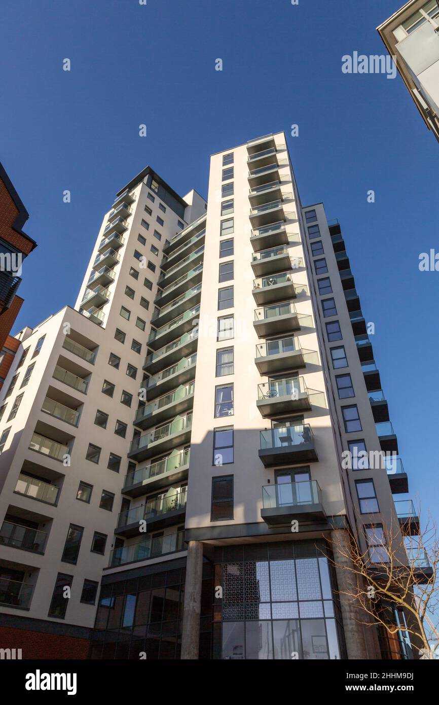 The Wine Rack modern high rise housing development on the waterfront