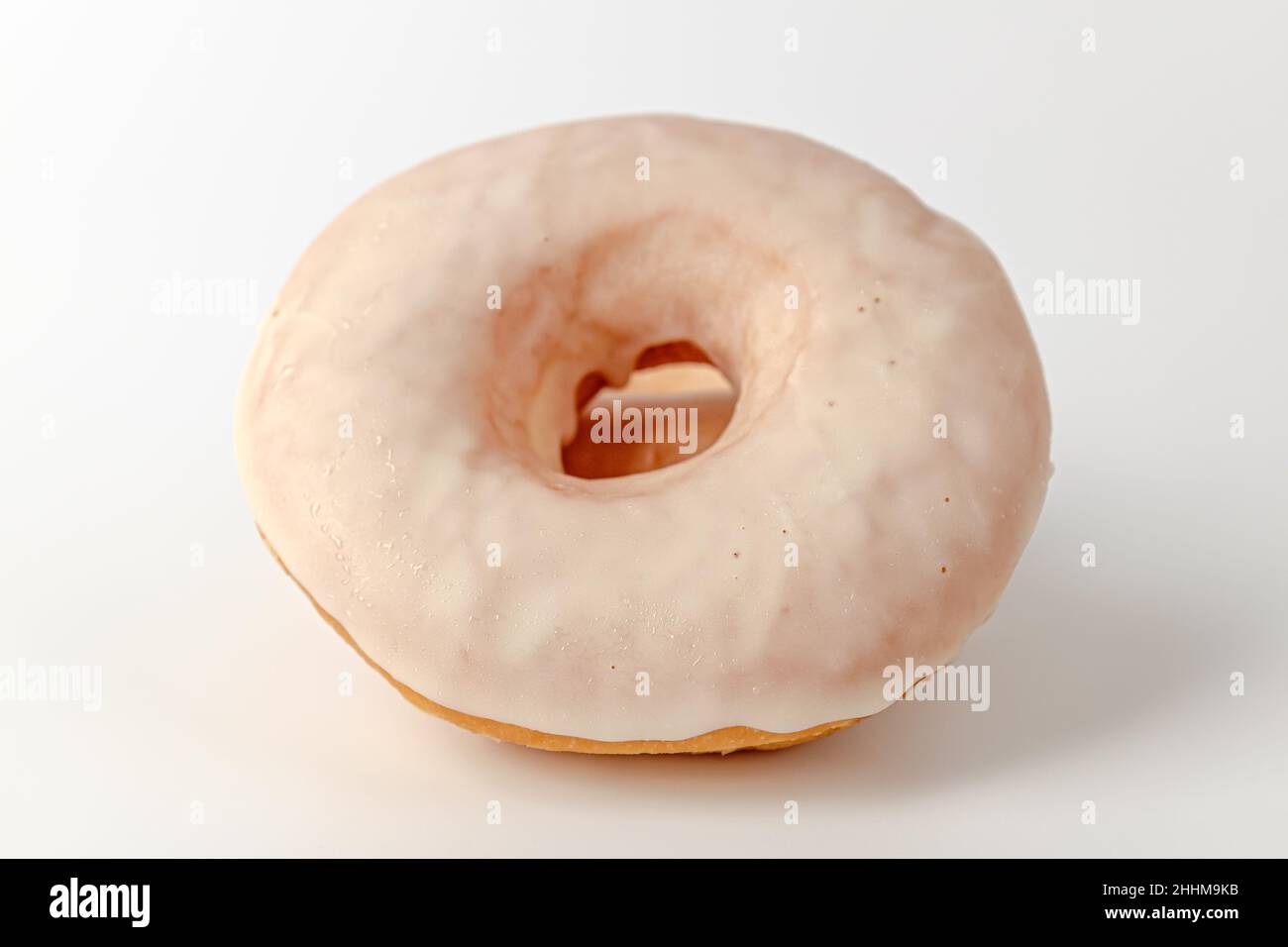 glazed donuts on a white background Stock Photo