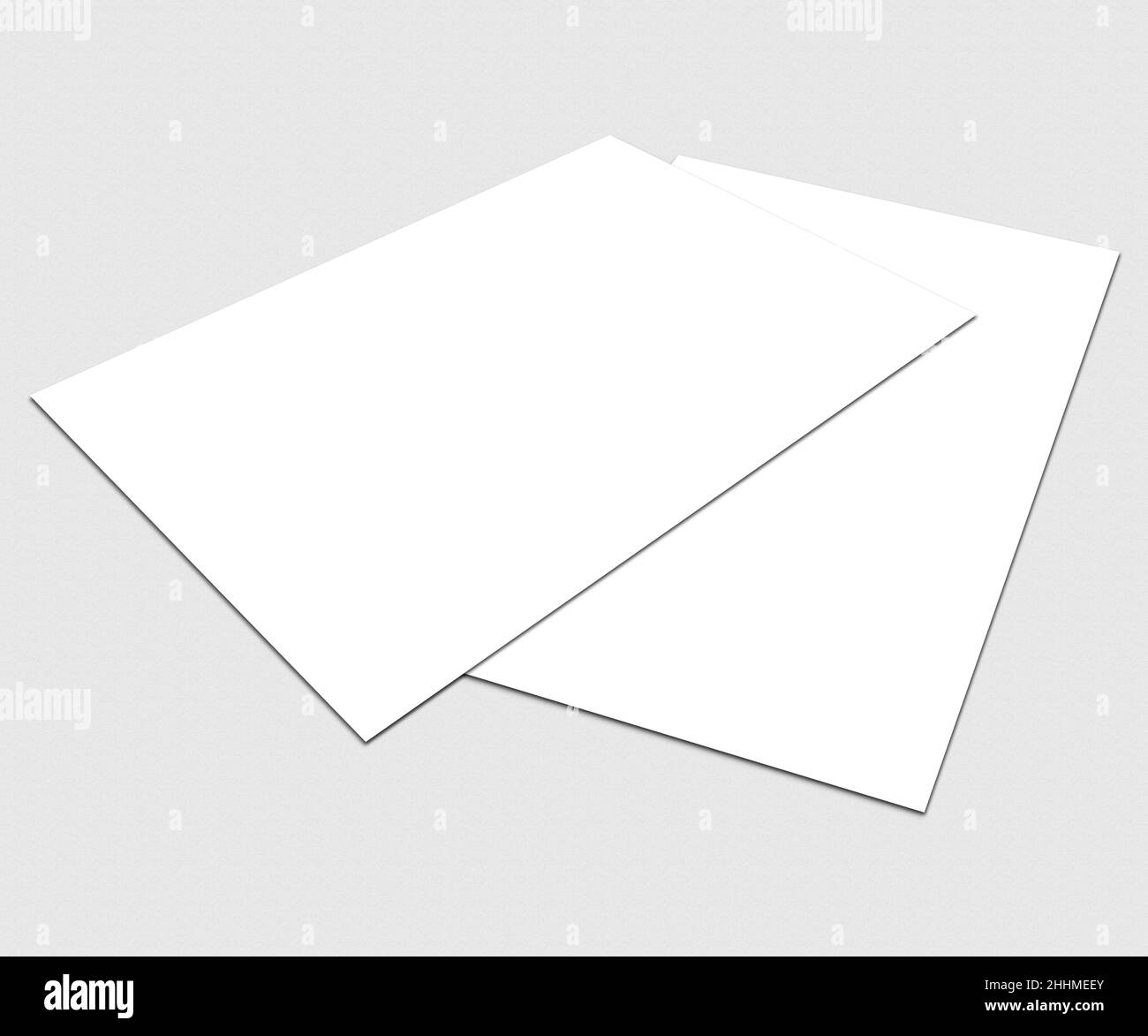 Flyer A4-A5 Mockup 3D Rendering Stock Photo - Alamy