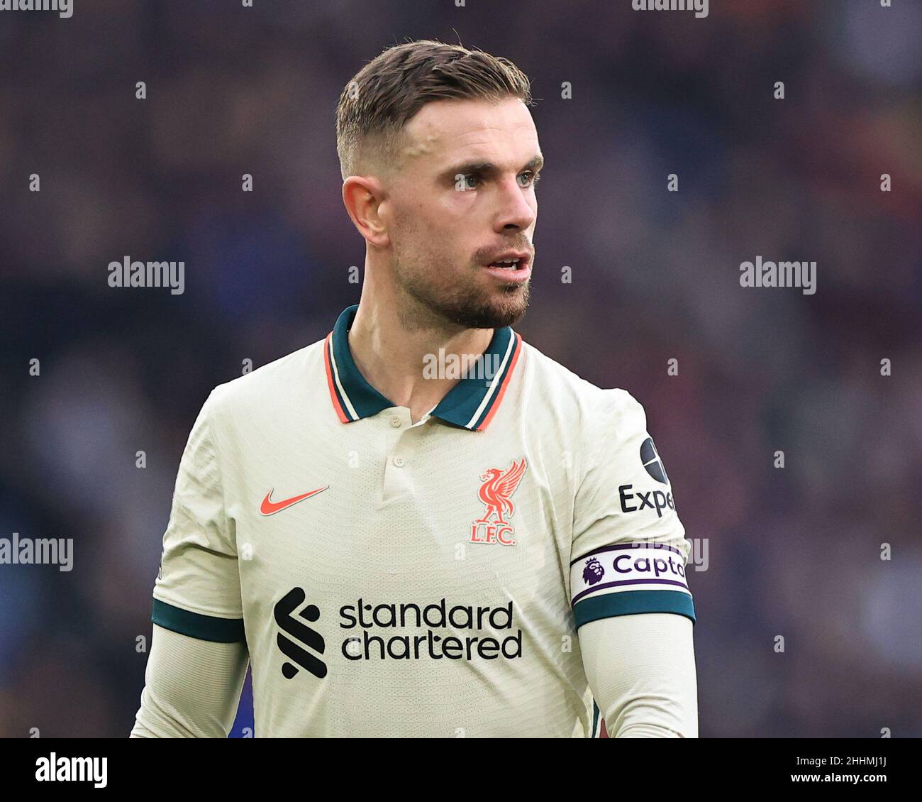 Jordan Henderson #14 of Liverpool during the game Stock Photo