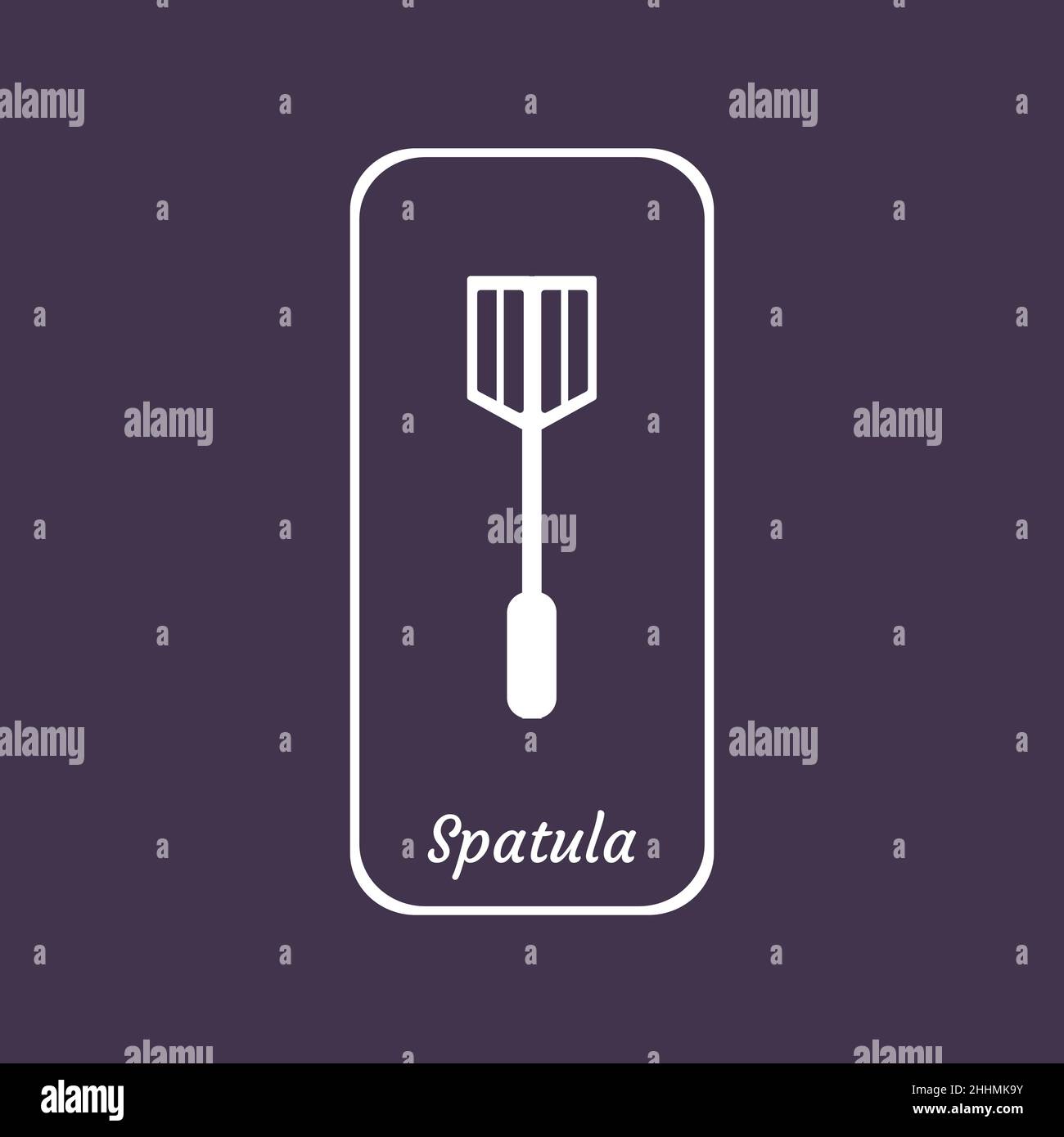 Spatula logo design inspiration template Stock Vector