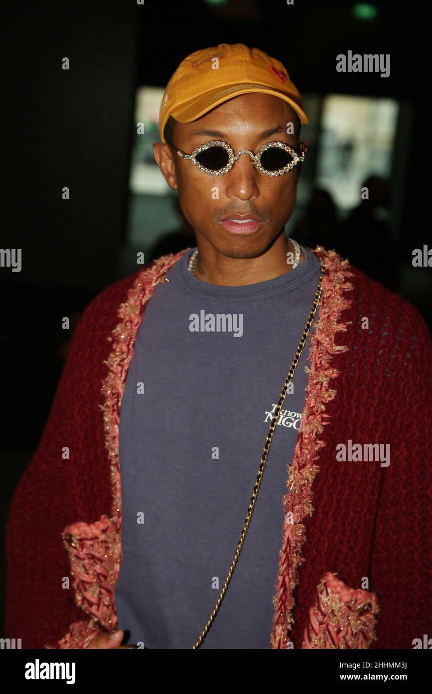 Pharrell Williams' Tiny Sunglasses Take Center Stage at Dior's Menswear  Show During Paris Fashion Week: Photo 4948326