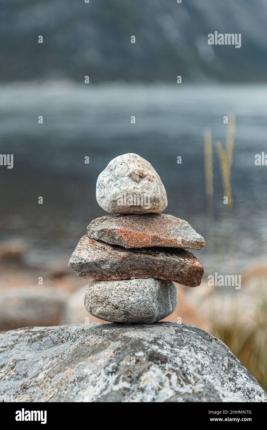 Stacking rocks norway hi-res stock photography and images - Alamy