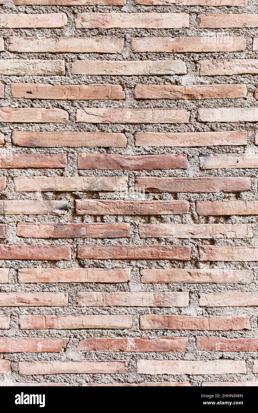 Vintage brick wall surface background Stock Photo - Alamy