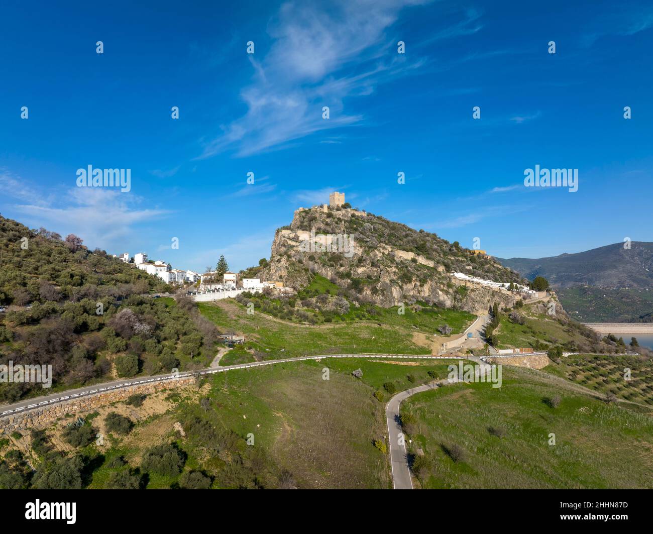 municipality of Zahara de la Sierra in the comarca of the white ...