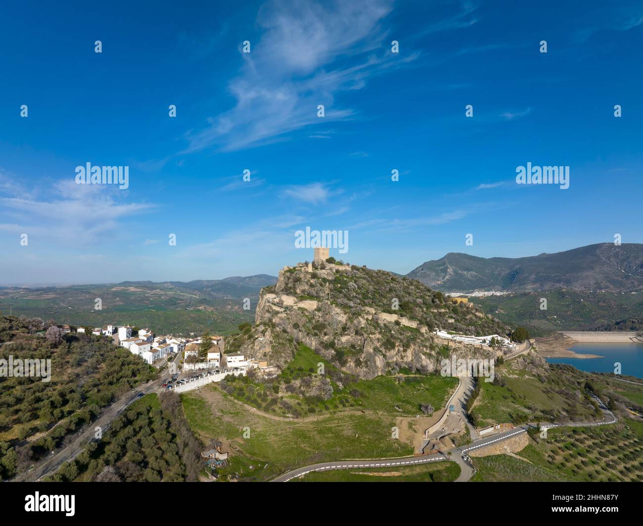 municipality of Zahara de la Sierra in the comarca of the white ...
