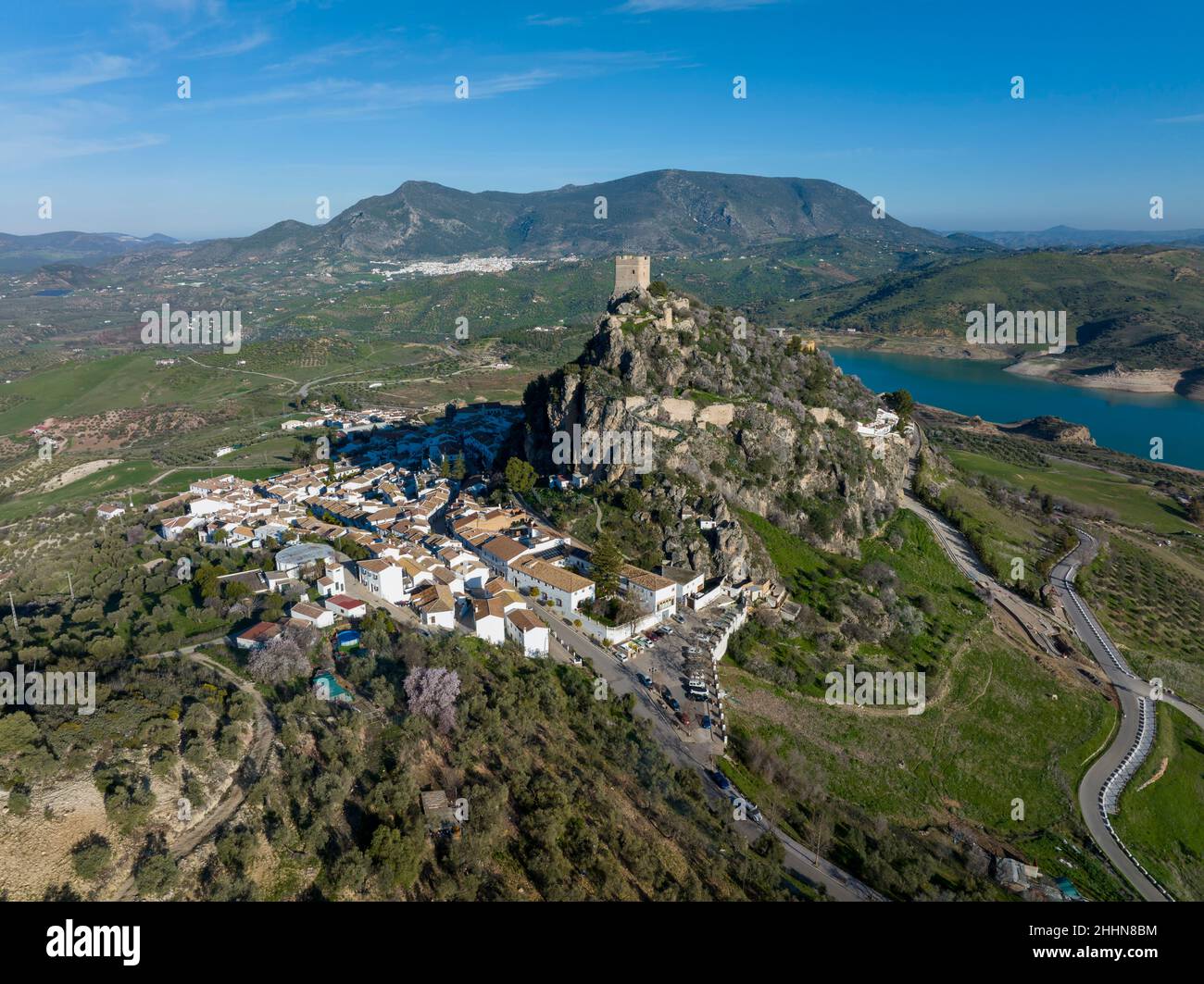 municipality of Zahara de la Sierra in the comarca of the white ...