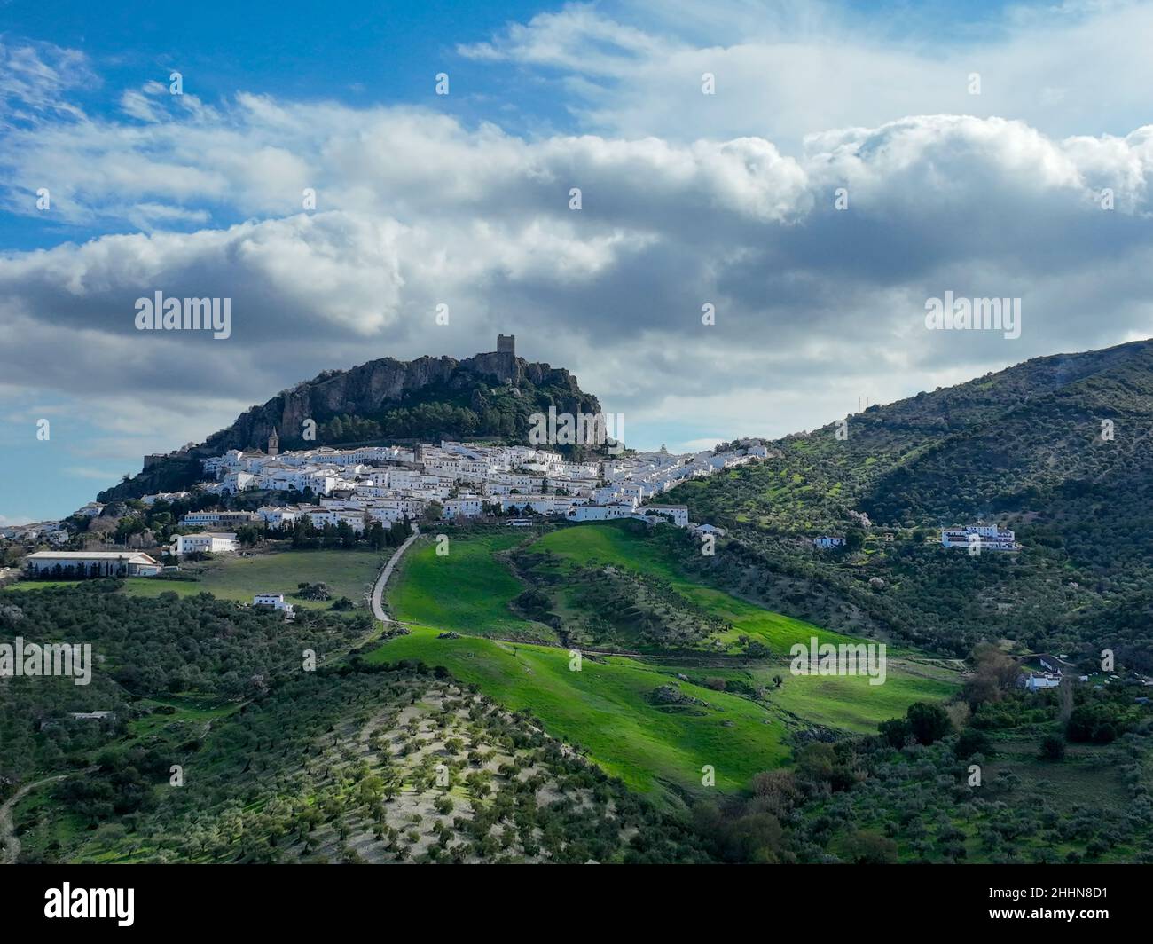 municipality of Zahara de la Sierra in the comarca of the white ...